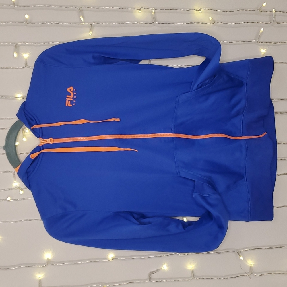 FILA SPORT: Hooded Front Zip Sweatshirt (kids)